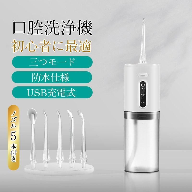 口腔洗浄器 ジェットウォッシャー ウォーターフロス 電動 口内