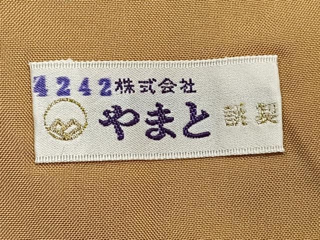 平和屋着物○上質な紬 絣文様 やまと誂製 正絹 逸品 CAAT7027vf