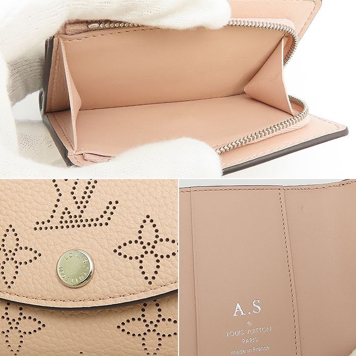 ルイ・ヴィトン ポルトフォイユ・イリスXS M67499 マヒナ ピンク 三