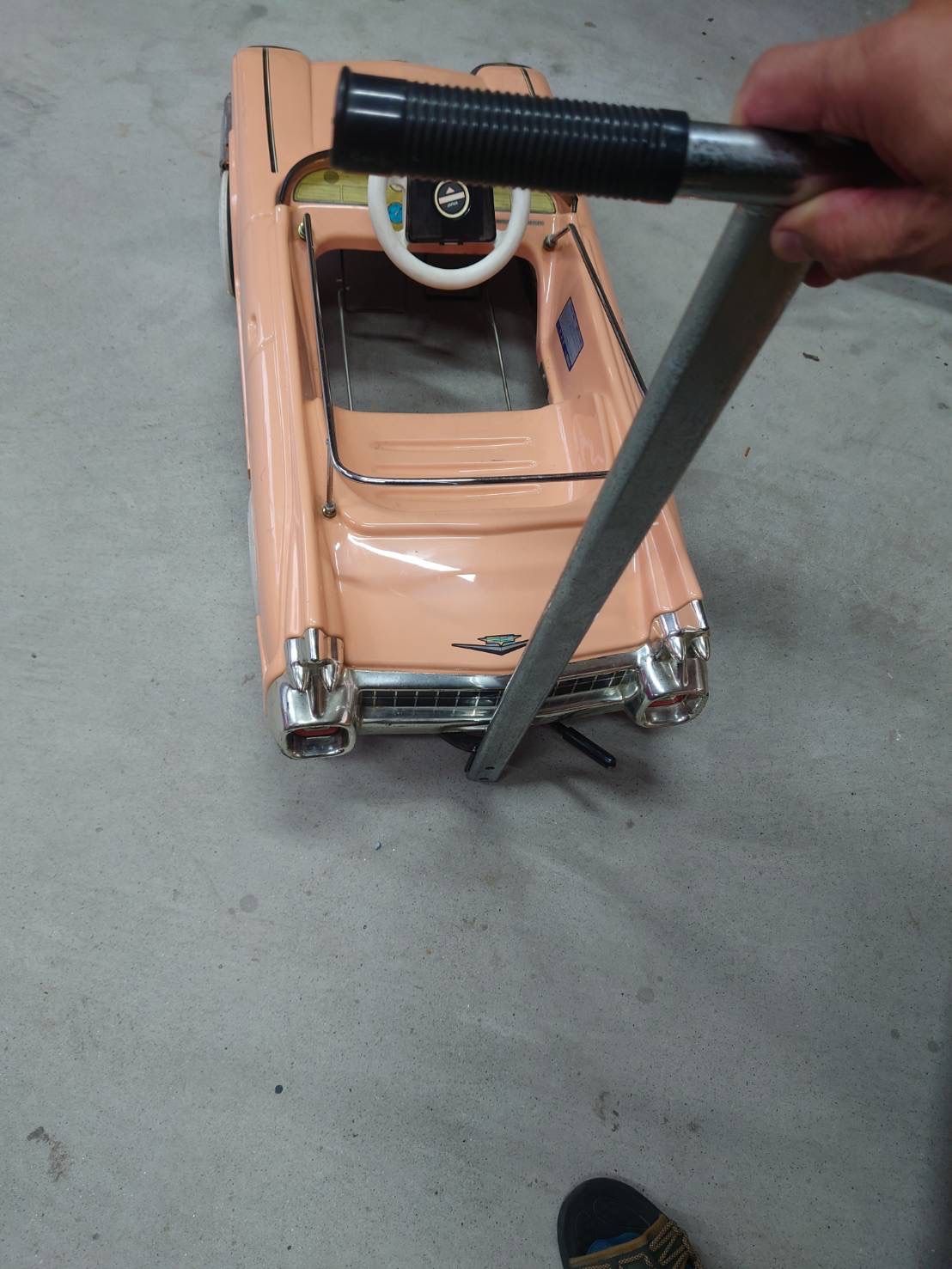 ［子供乗用車］ピンクキャデラック エルドラド　子供用