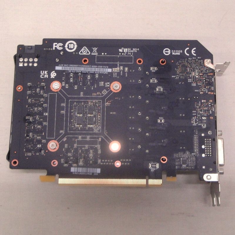 MSI GeForce GTX 1660 SUPER AERO ITX OC 6GB GDDR6 グラフィック