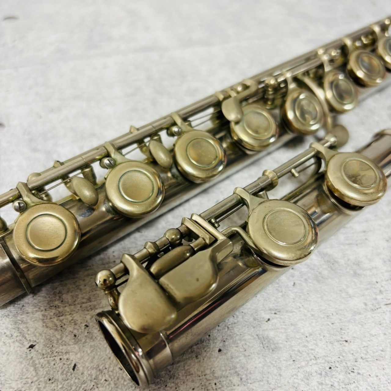 全タンポ交換・洗浄・調整済】頭部管銀製 ムラマツ M-40 フルート 音