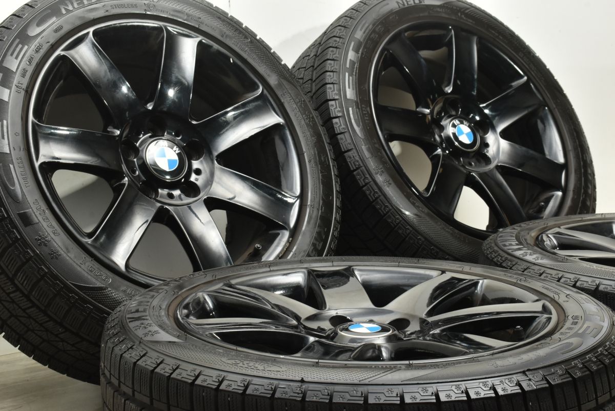 交換用に 7本スポーク 17in 8J 47 PCD120 ケンダ アイステックネオ KR36 225 50R17 BMW E84 X1 ホイールのみ販売