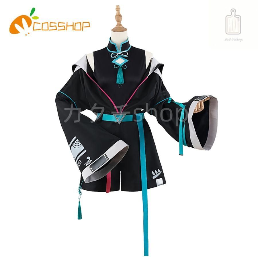 バーチャルライバー VTuber にじさんじ 緑仙 Ryushen コスプレ衣装 演出服 変装 仮装 二次会 イベント パーティー ハロウィン