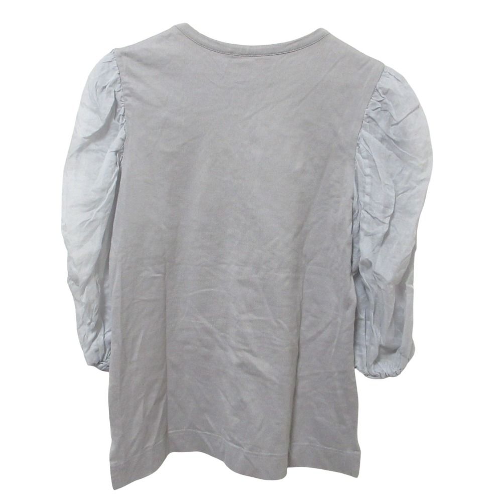 信用のある Vivienne Westwood RED LABEL ヴィヴィアンウエストウッド レッドレーベル 五分袖 シフォンスリーブ カットソー M グレー レディース 古着