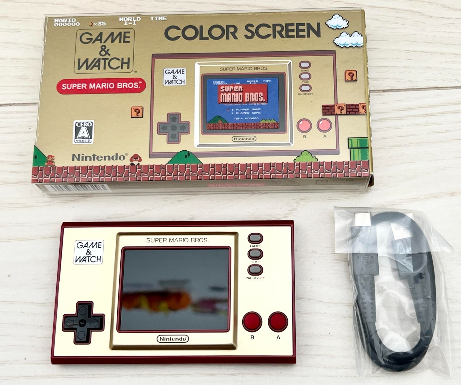 ゲームu0026ウオッチ スーパーマリオブラザーズ 任天堂 マリオ カラー