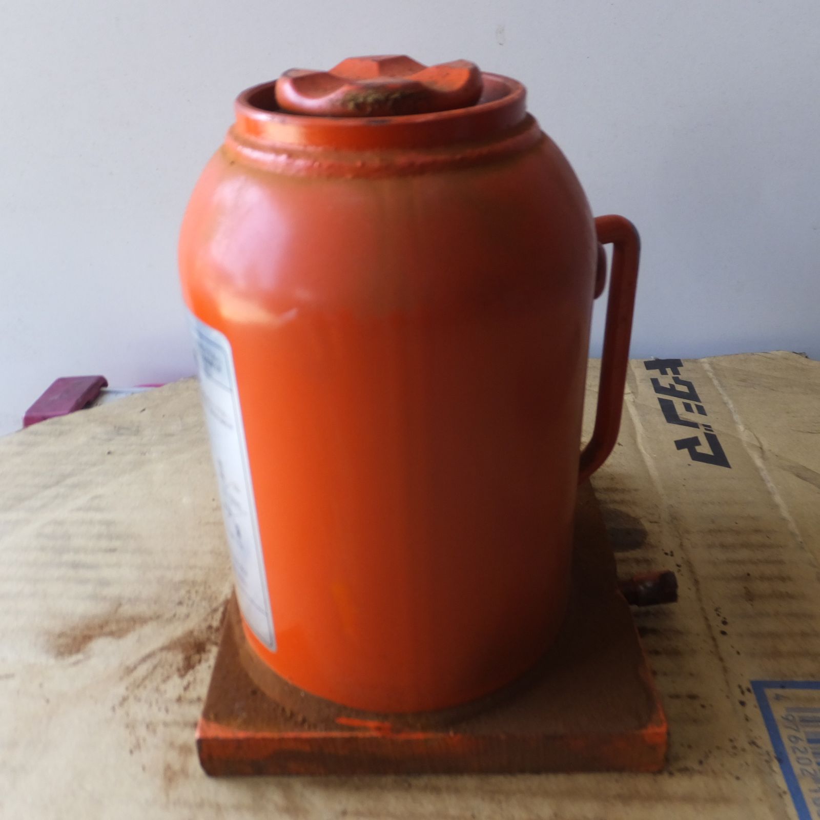 ◆マサダ 油圧ジャッキ HPD-10-2 工具 10TON 10ton 10トン 10000kg 油圧式 オイル だるま ダルマ 車載 自動車 点検 整備 2 ◆