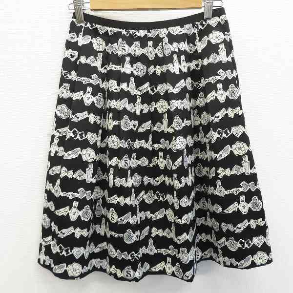 コージワタナベ スティル KOJI WATANABE STYLE スーツ セットアップ ワンピース ノーカラー ペプラム ジャケット ドット ピンクベージュ 11 コージワタナベ スティル KOJI WATANABE STYLE スカート フレア 総柄