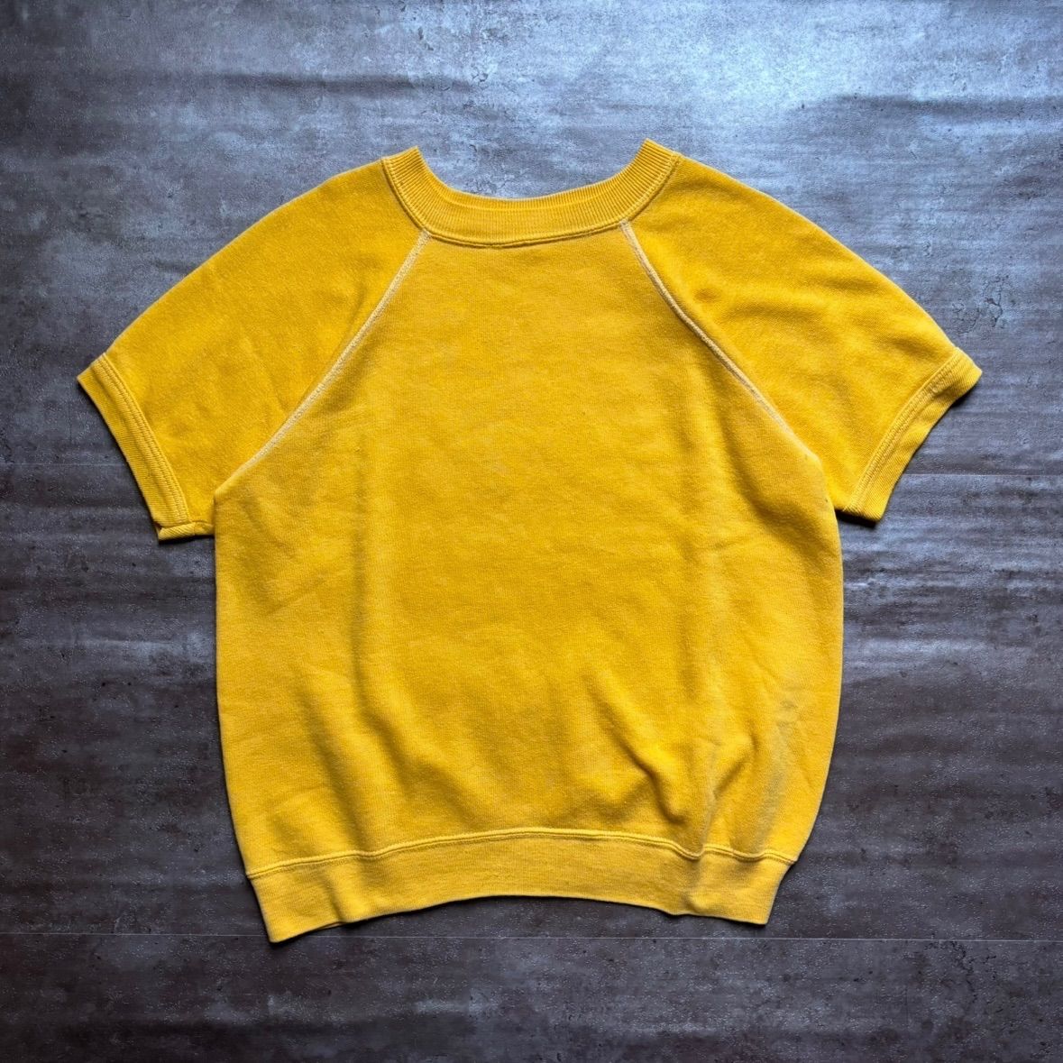 半袖スウェット vintage サンフェード 60s 70s 80s 70年代 80年代 無地 ブランク 半袖 スウェット ヴィンスウェ