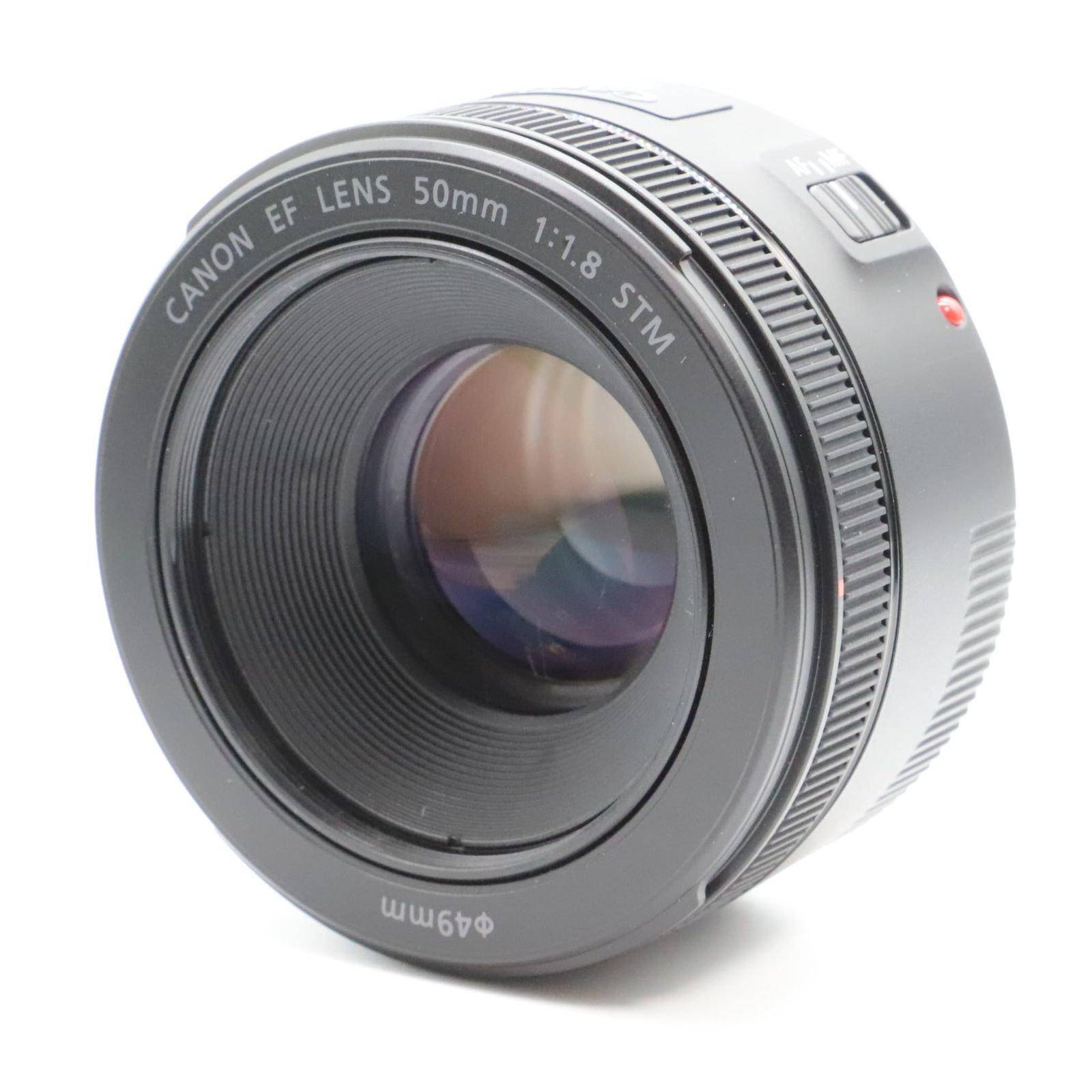 ほぼ新品】Canon 単焦点レンズ EF50mm F1.8 STM フルサイズ対応