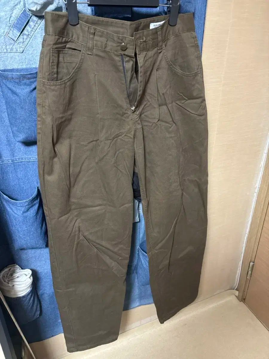 BSRABBIT ワイドパンツ カーキ SUPER WIDE PANTS – BSRABBIT BSRABBIT