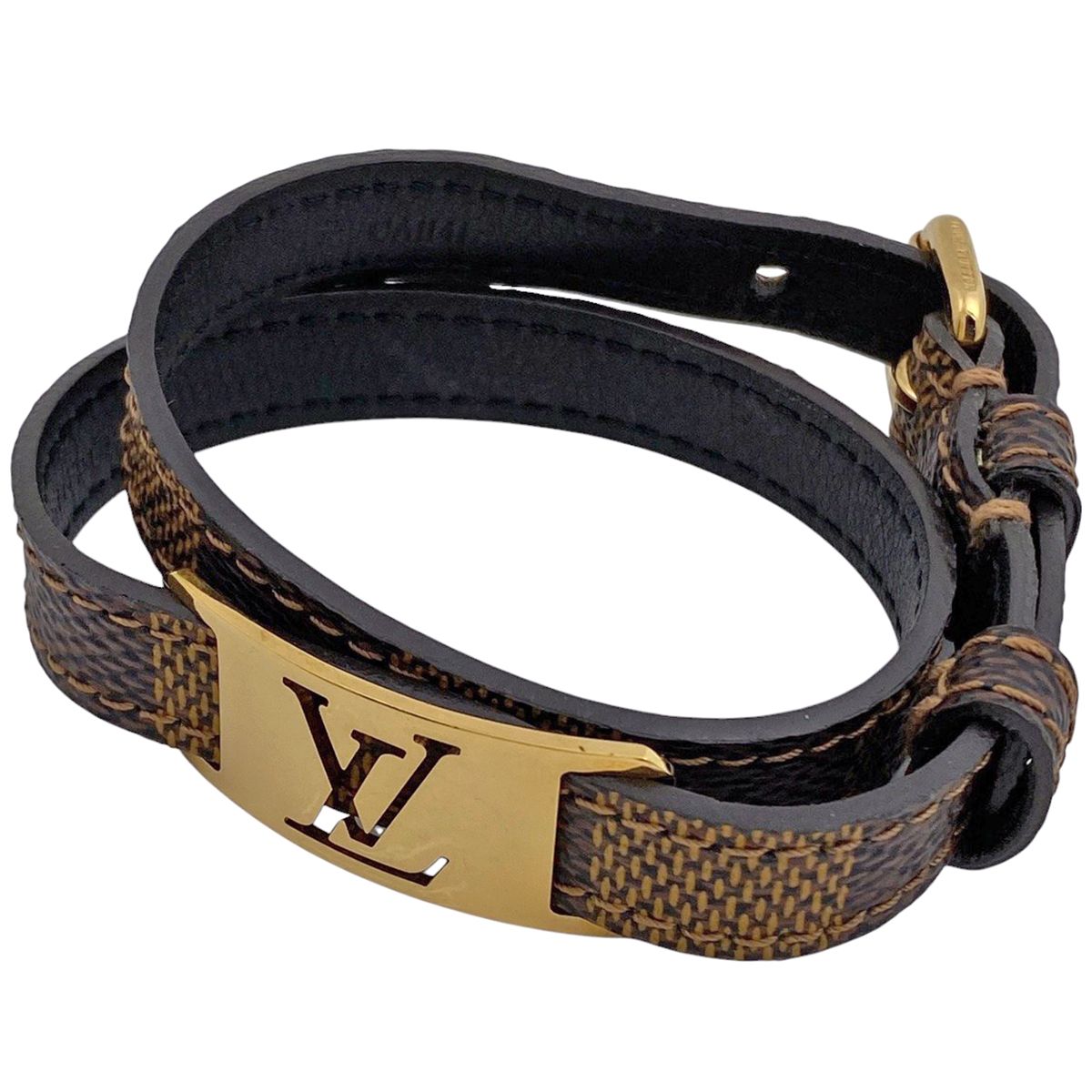 ルイ・ヴィトン Louis Vuitton ブラスレ サインイット 2連 腕輪