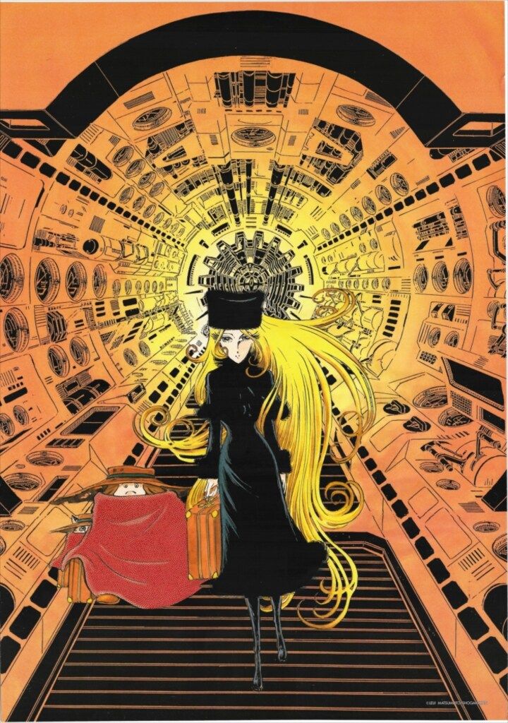 販売用 松本零士 筒付)松本零士世界展限定 「銀河鉄道999」オリジナル