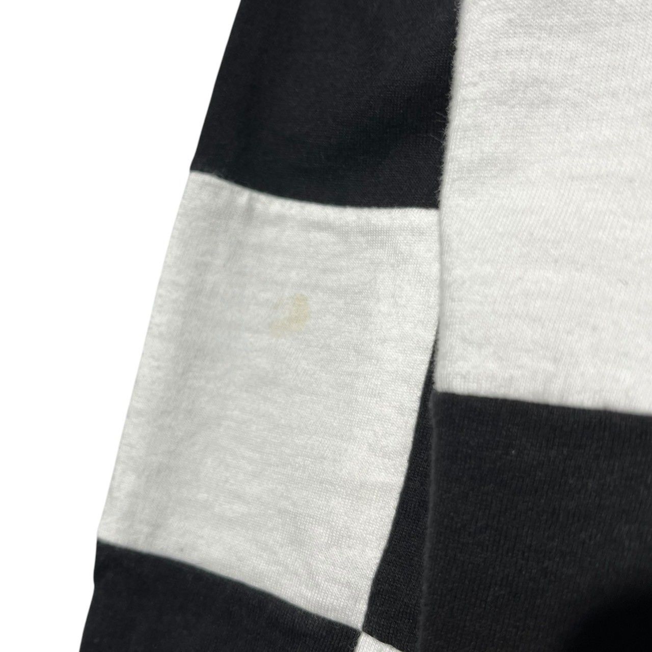 COMME des GARCONS(コムデギャルソン) 02SS Multi-pattern patchwork L/S cut and sew マルチ パターン パッチワーク カットソー GE-T070 表記無し(M程度) ブラック×ホワイト AD2001