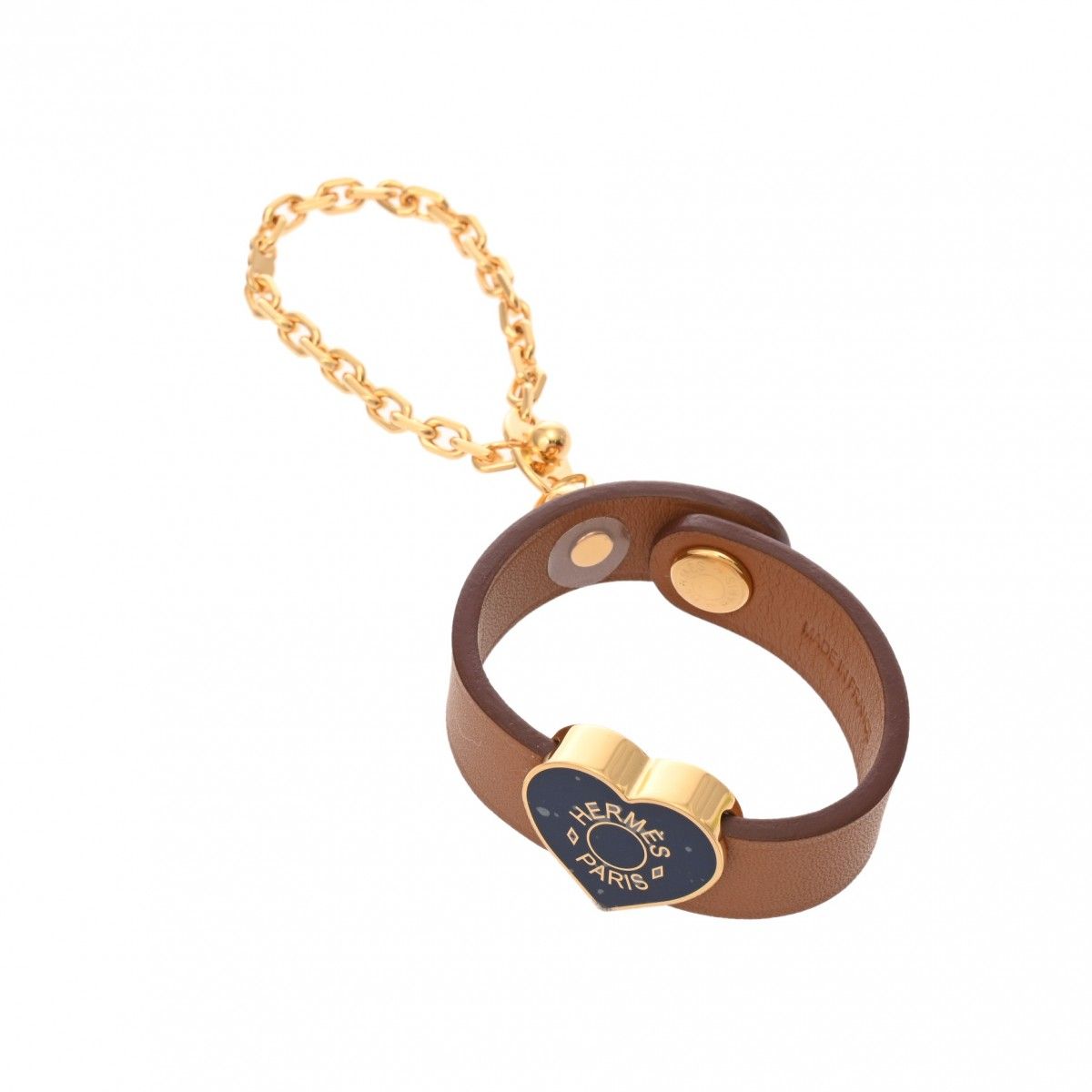 未使用 エルメス グローブホルダー ハートモチーフ ゴールド/ゴールド