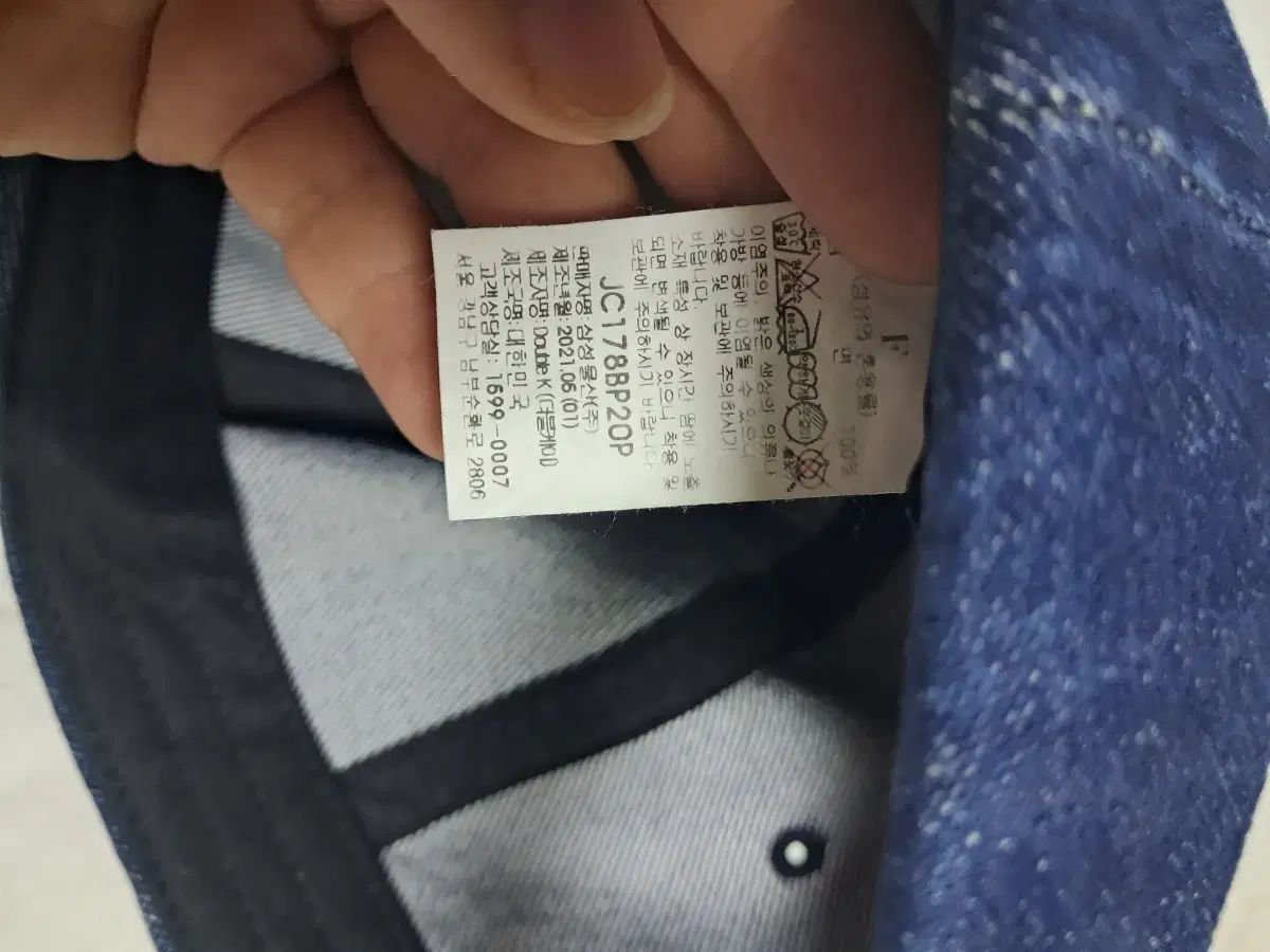  Juun.J ジュンジェイ デニムベースボールキャップ その他 キャップ