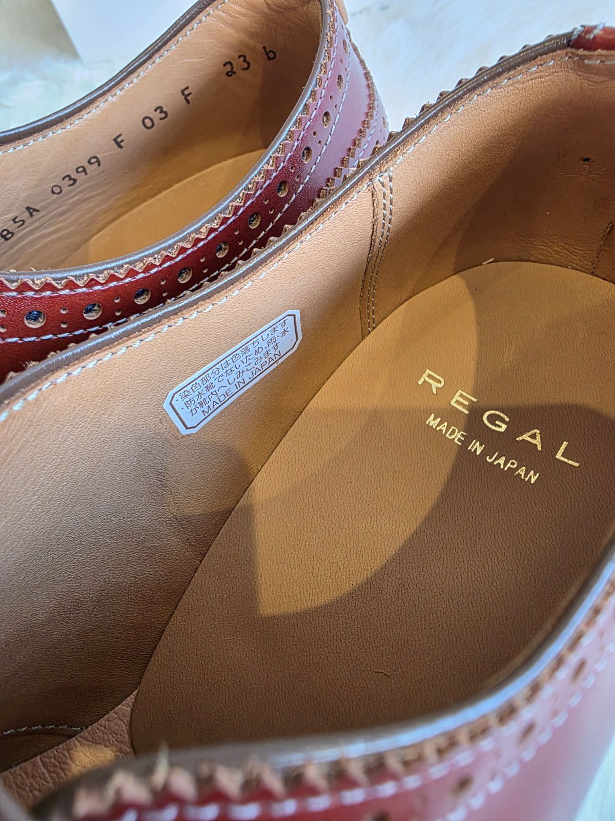 ☆ 美品 REGAL(リーガル) メリージェーン ウィングチップ