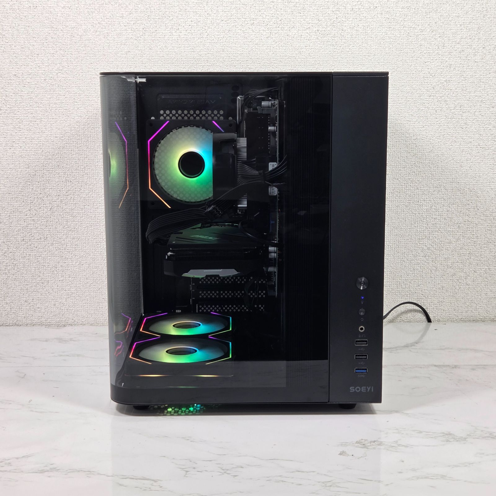 新品パーツ RTX3070ti Ryzen7 5700X ゲーミングPC１ 新品パーツ RTX3070ti Ryzen7 5700X ゲーミングPC1