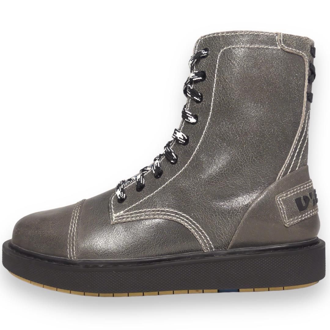 DIESEL ディーゼル ブーツ 本革 メンズ 28.5 グレー NR3845 DIESEL ディーゼル ブーツ 本革 メンズ 28.5 グレー NR3845 - メルカリ