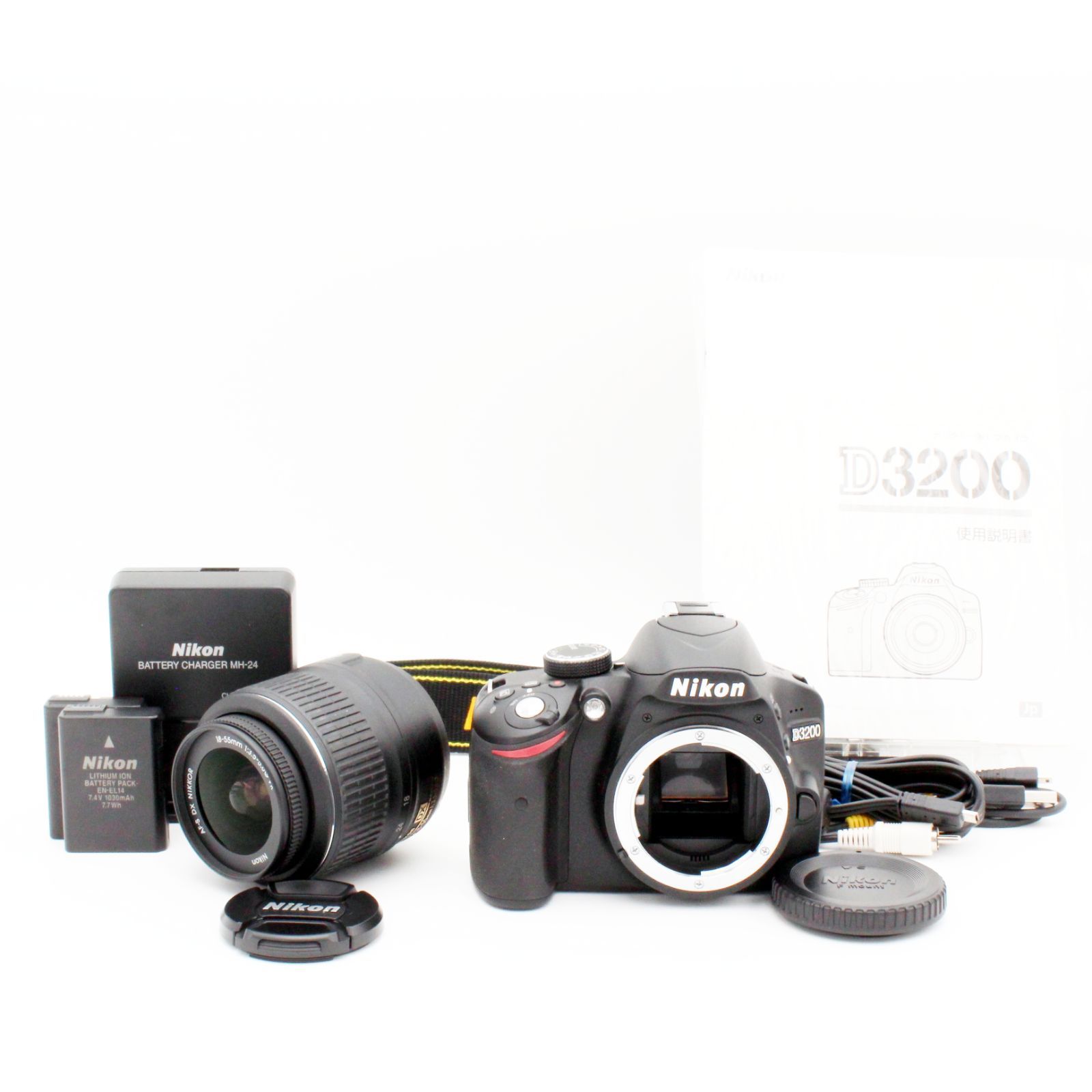 NIKON D3200 18-55 VR レンズキット レッド (2416万画素/SDXC)