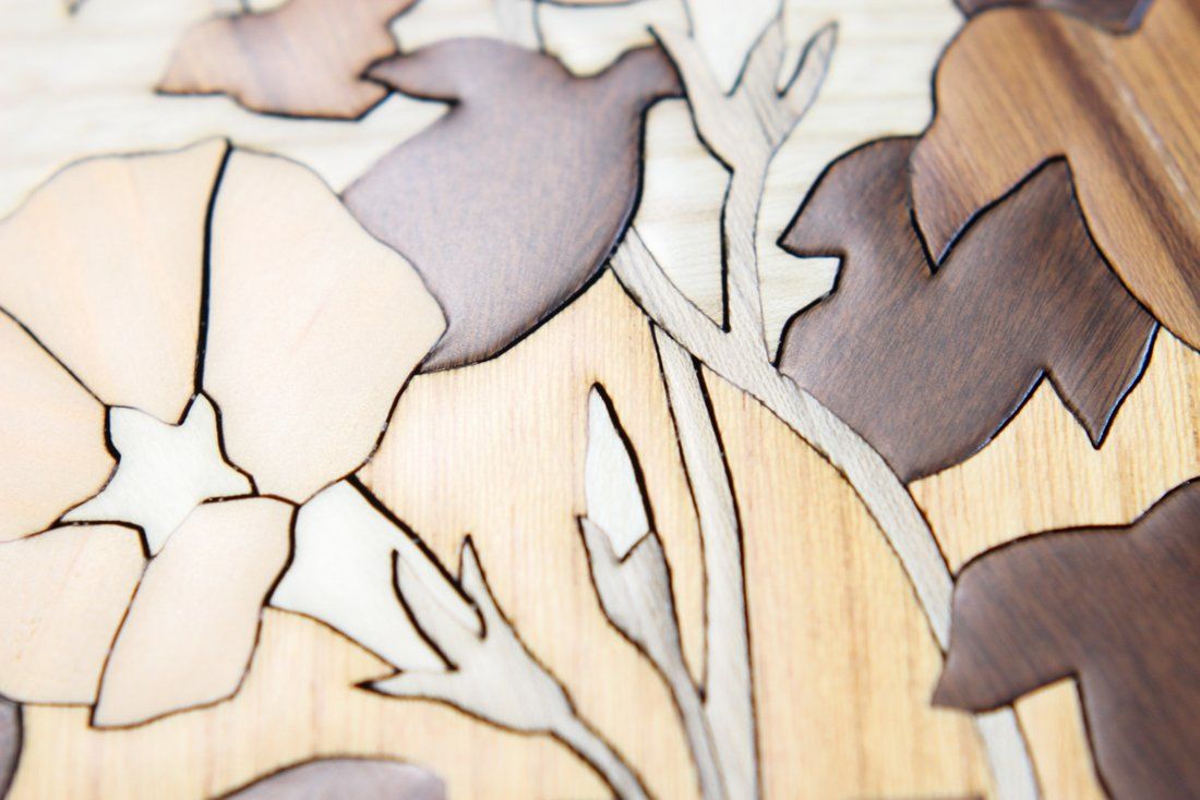 木の絵画・ウッドアート もみの木 アトリエやしろ/マーケタリー 木象嵌