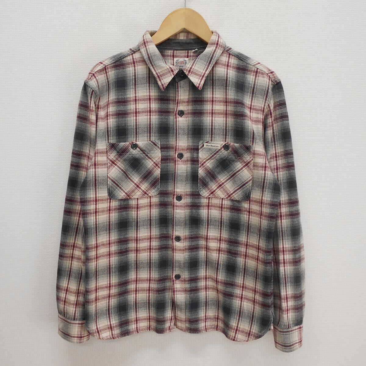 フラットヘッド　ネルシャツ　チェック フラットヘッド ネルシャツ チェックシャツ THE FLAT HEAD (40