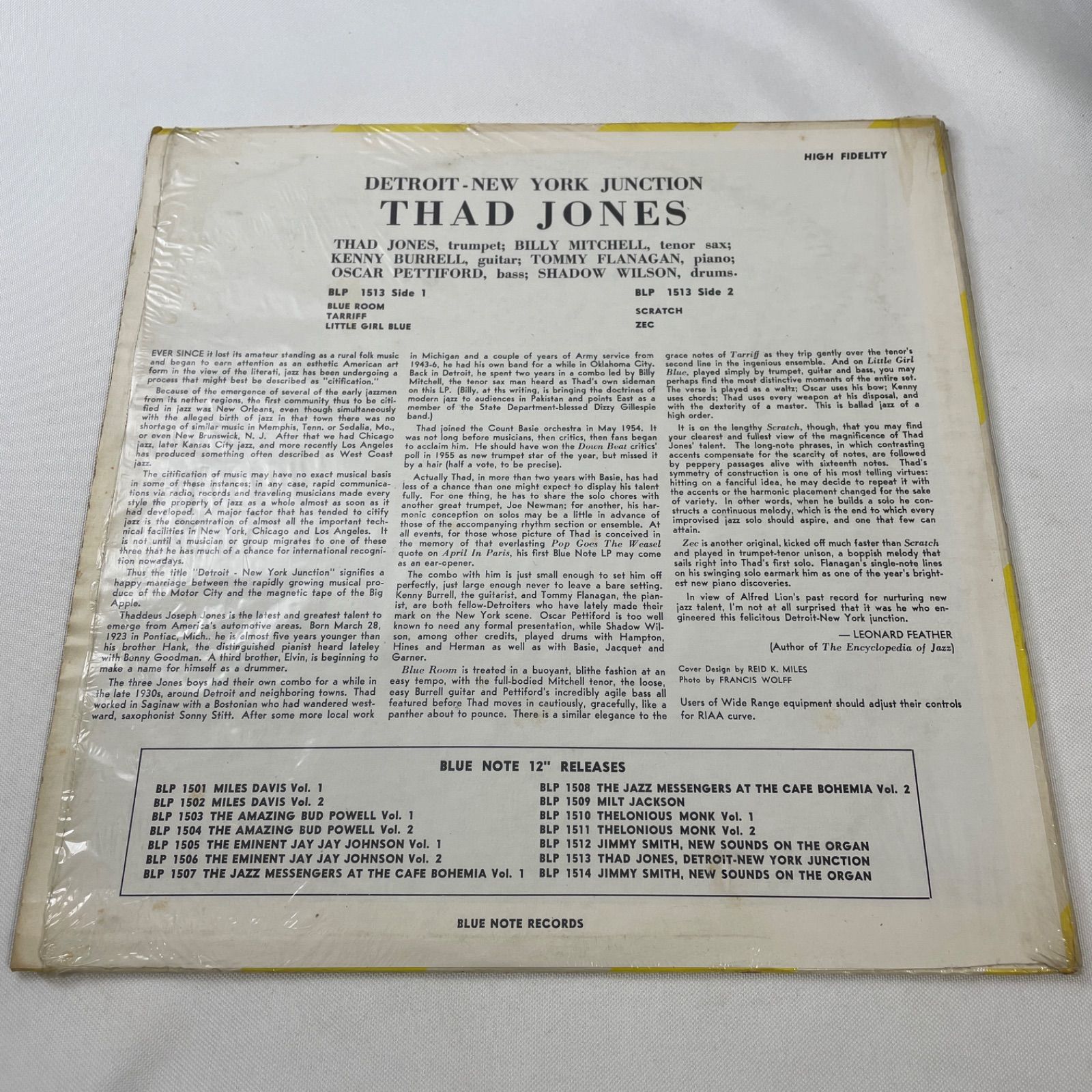 Johnny Coles/Thad Jones ブルーノートジャズレコード2枚 Johnny Coles/Thad Jones ブルーノートジャズレコード2枚 BLUE