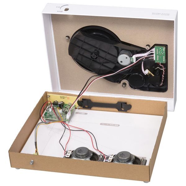 DIY自作レコードプレーヤー ステレオスピーカー内蔵