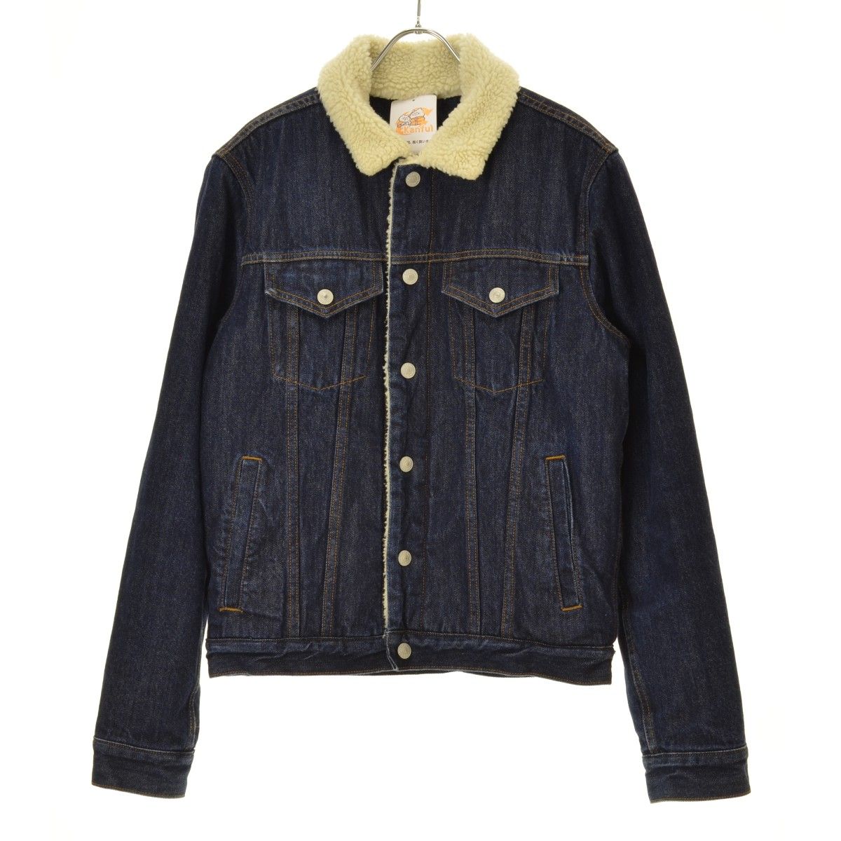GAPギャップdenimデニムジャケットボアブルゾンgジャンアウター紺 GAP
