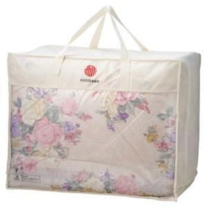 3営業日で発送 nishikawa 羽毛掛けふとん ピンク 1343-54463