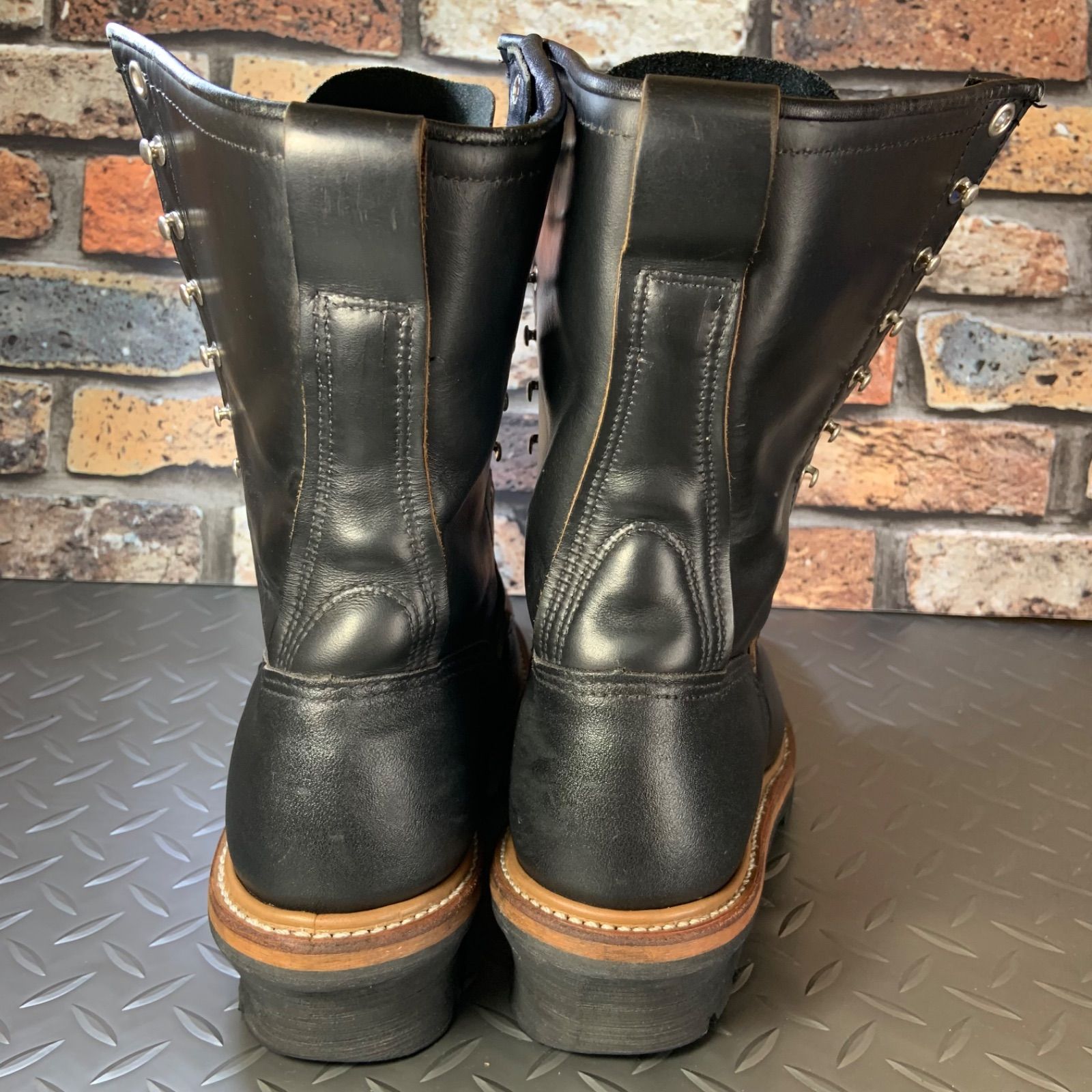 ☆専用 REDWING 2210 PT91 VINTAGE ロガーブーツ 茶芯 US7D (24F21 