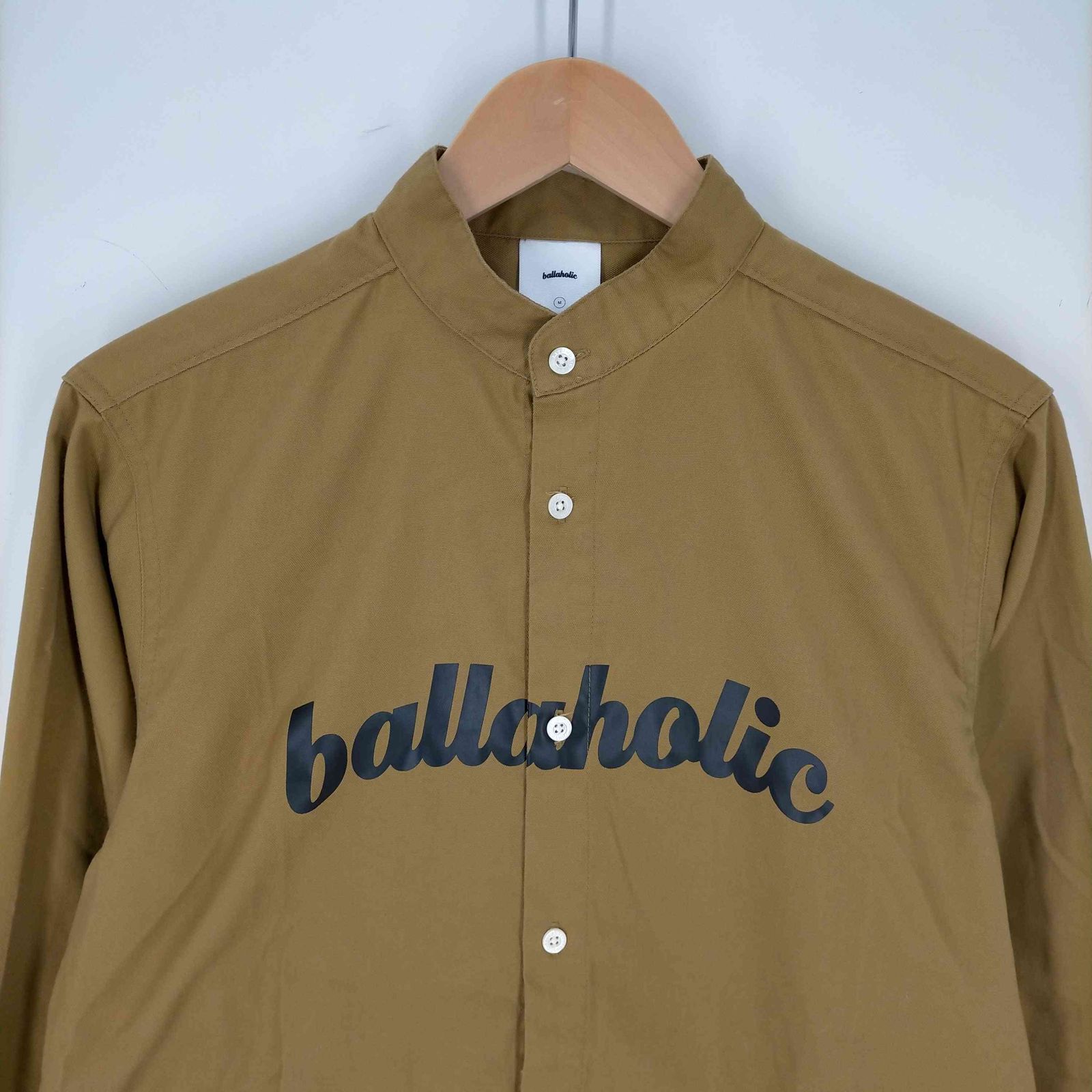 ボーラホリック　バンドシャツ ボーラホリック ballaholic Logo Band Collar Shirts バンド