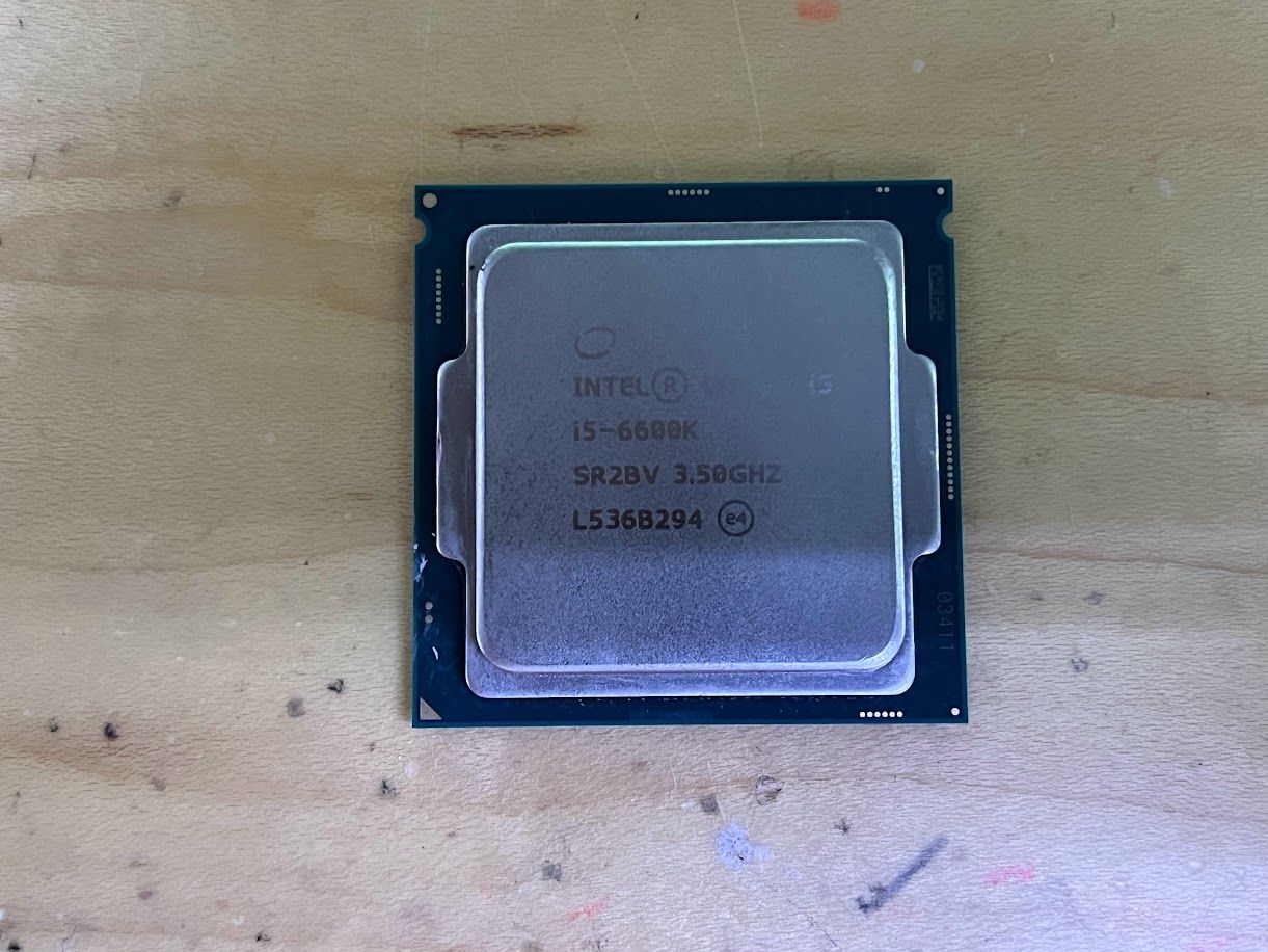 PCパーツ intel CORE i5-6600K CPU 6th Gen Intel Core i5-6600K CPU 3.5 GHz (Turbo 3.9 GHz) LGA