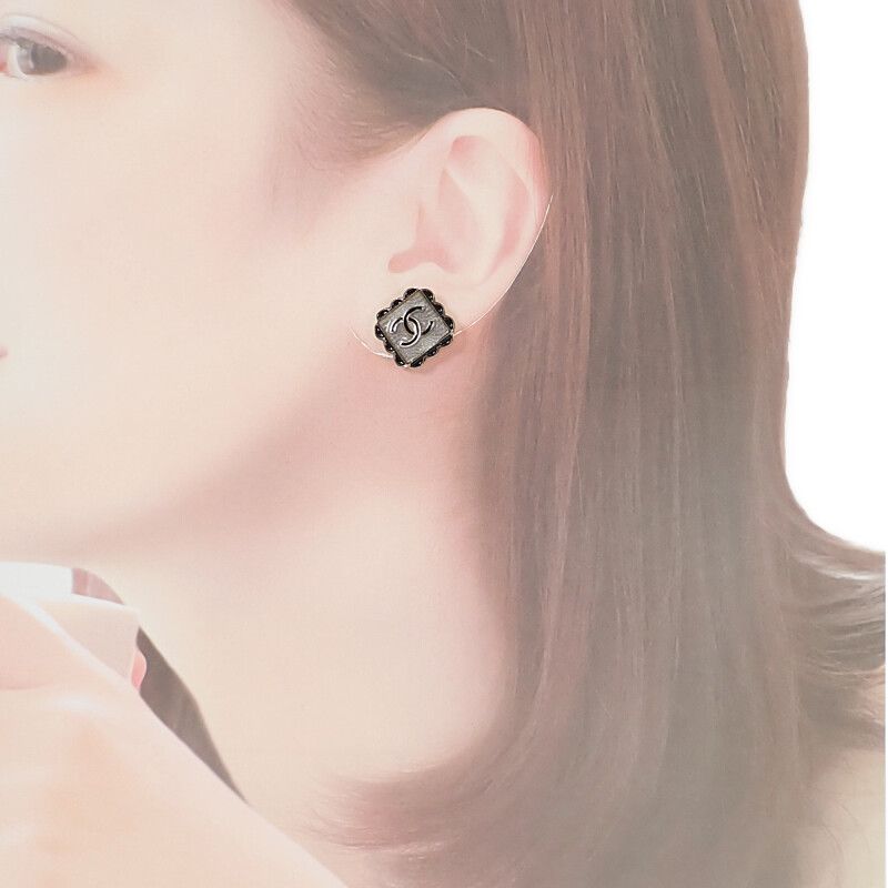 シャネル CHANEL スクエア ココマーク イヤリング ABE425 B18071 NZT06  