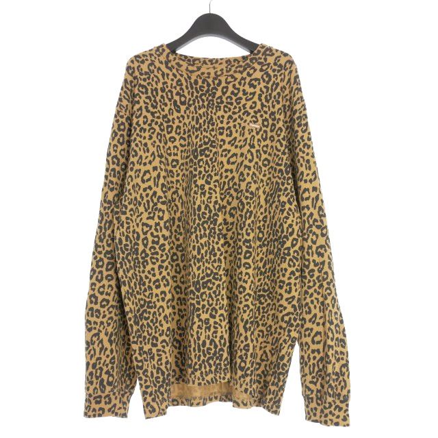 supreme レオパード ロンT シュプリーム レオパード ロンT 長袖 Lサイズ ヒョウ柄 2023AW