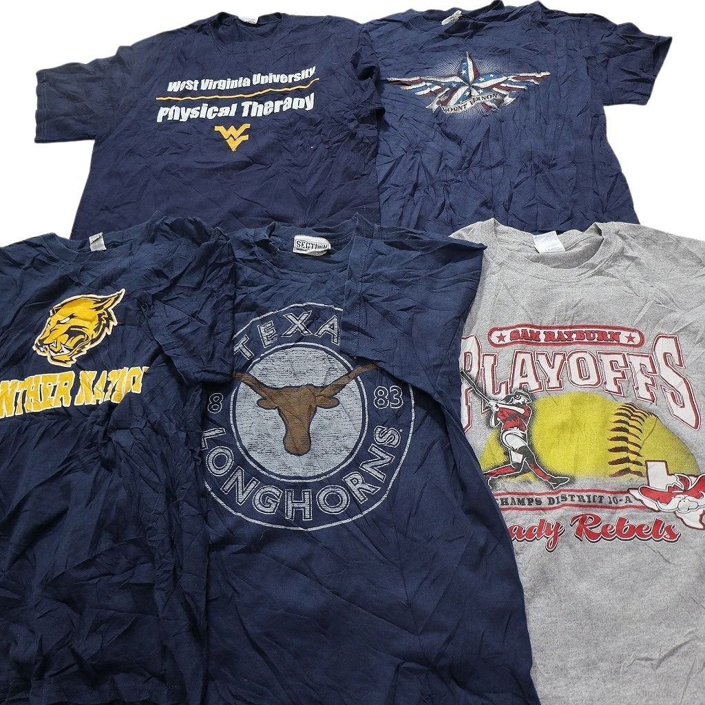 古着卸 mix 半袖Tシャツ 20枚セット メンズ M L カレッジチーム ロゴ 英文字プリント 古着 NC3864