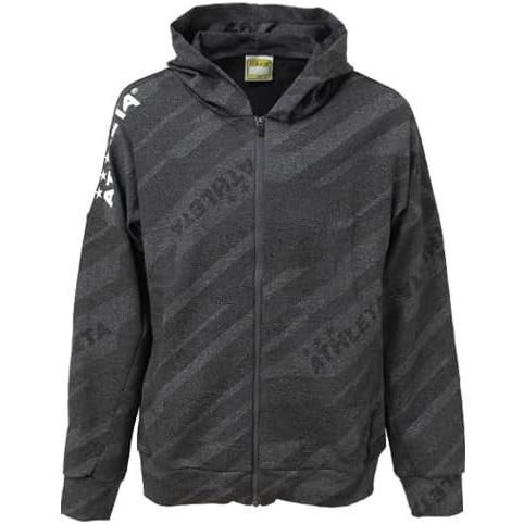 アスレタ(ATHLETA) ジュニア ジャガードスウェット ジップパーカー 150cm チャコール(66) 03369J