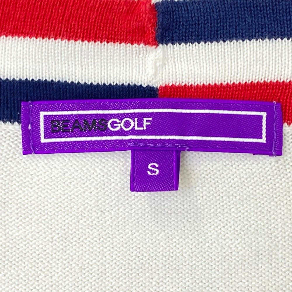 サイズ：S BEAMS GOLF ビームスゴルフ コットン ニットセーター