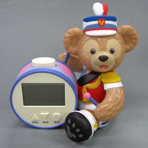 中古】置き時計・壁掛け時計(キャラクター) ダッフィー 目覚まし時計