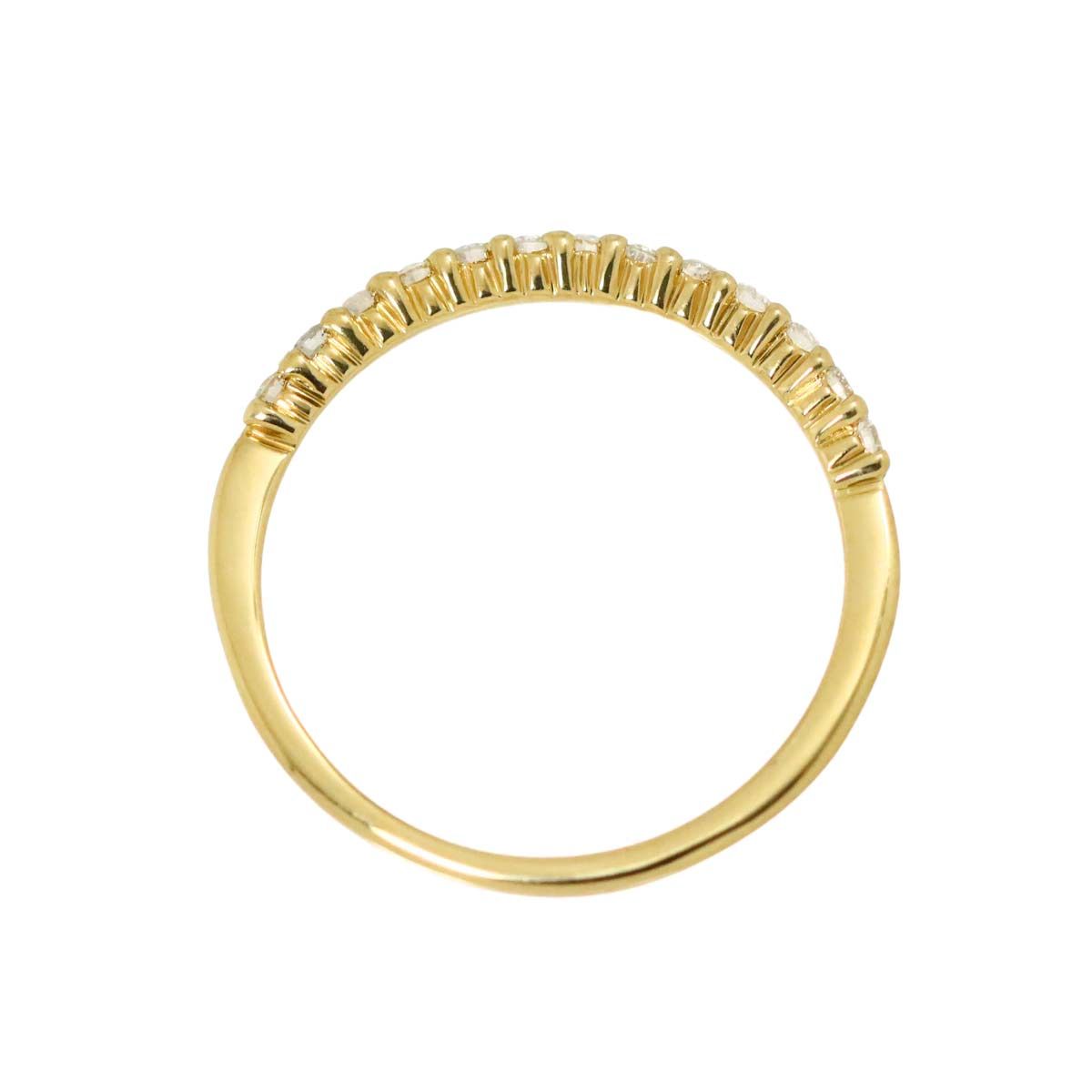 リング 11.5号 ダイヤ K18 YG イエローゴールド 750 指輪 Diamond Ring  