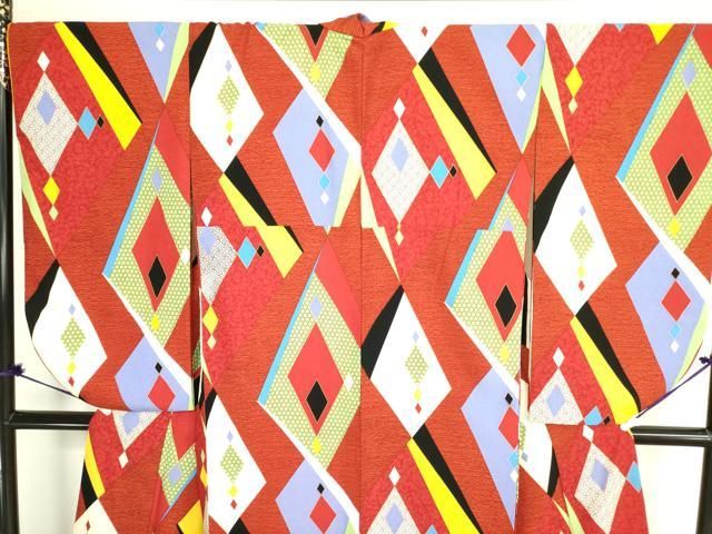 平和屋着物○豪華振袖 御所車鴛鴦飛鶴花文 暈し染め 金彩 正絹 逸品