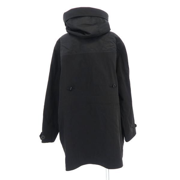 極美品✨ 着丈111cm DIESELディーゼル エンボスロゴ　コート　黒 極美品✨ 着丈111cm DIESELディーゼル エンボスロゴ コート 黒