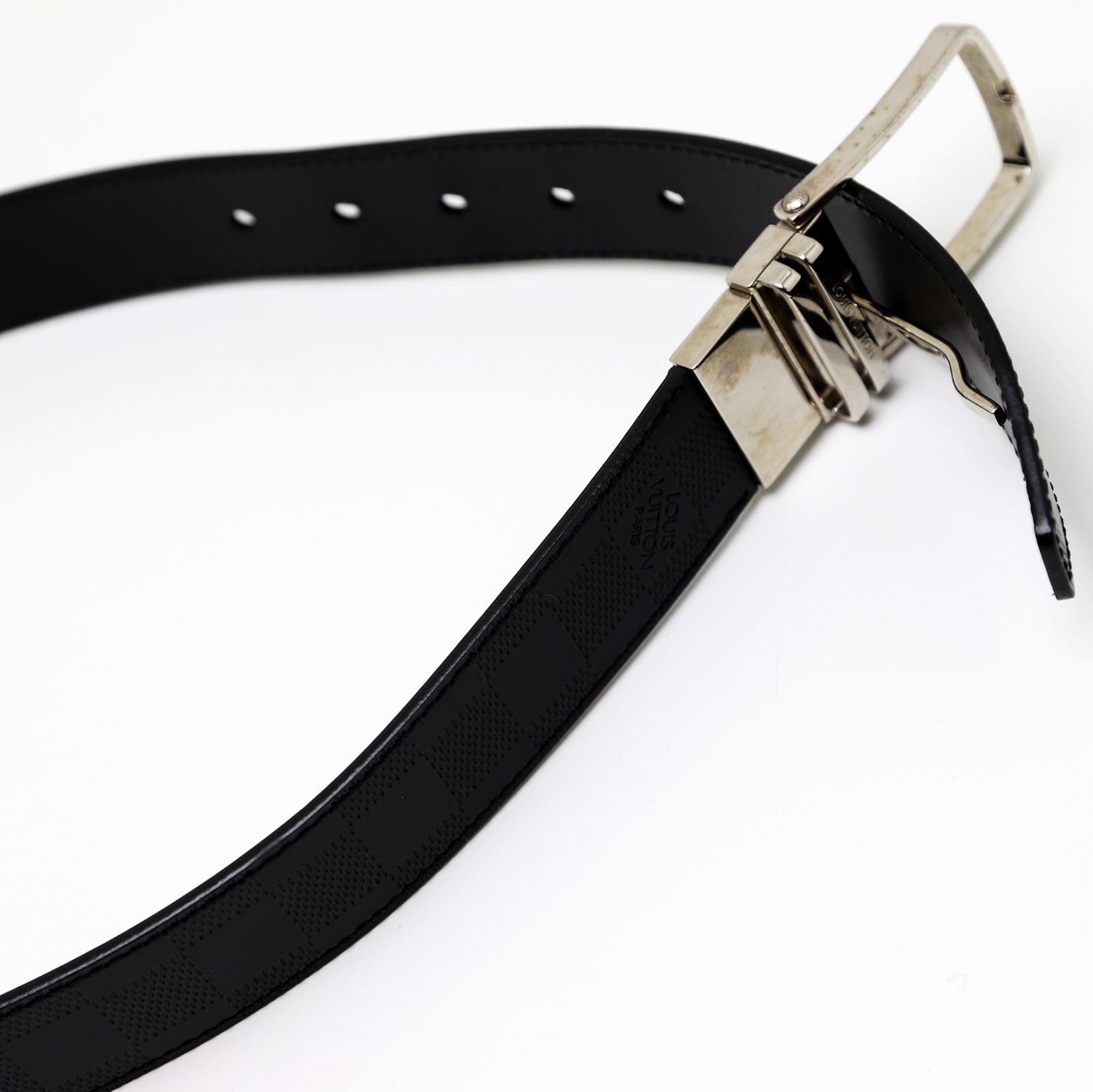 ルイヴィトン ダミエ アンフィニ サンチュールボストン ベルト  