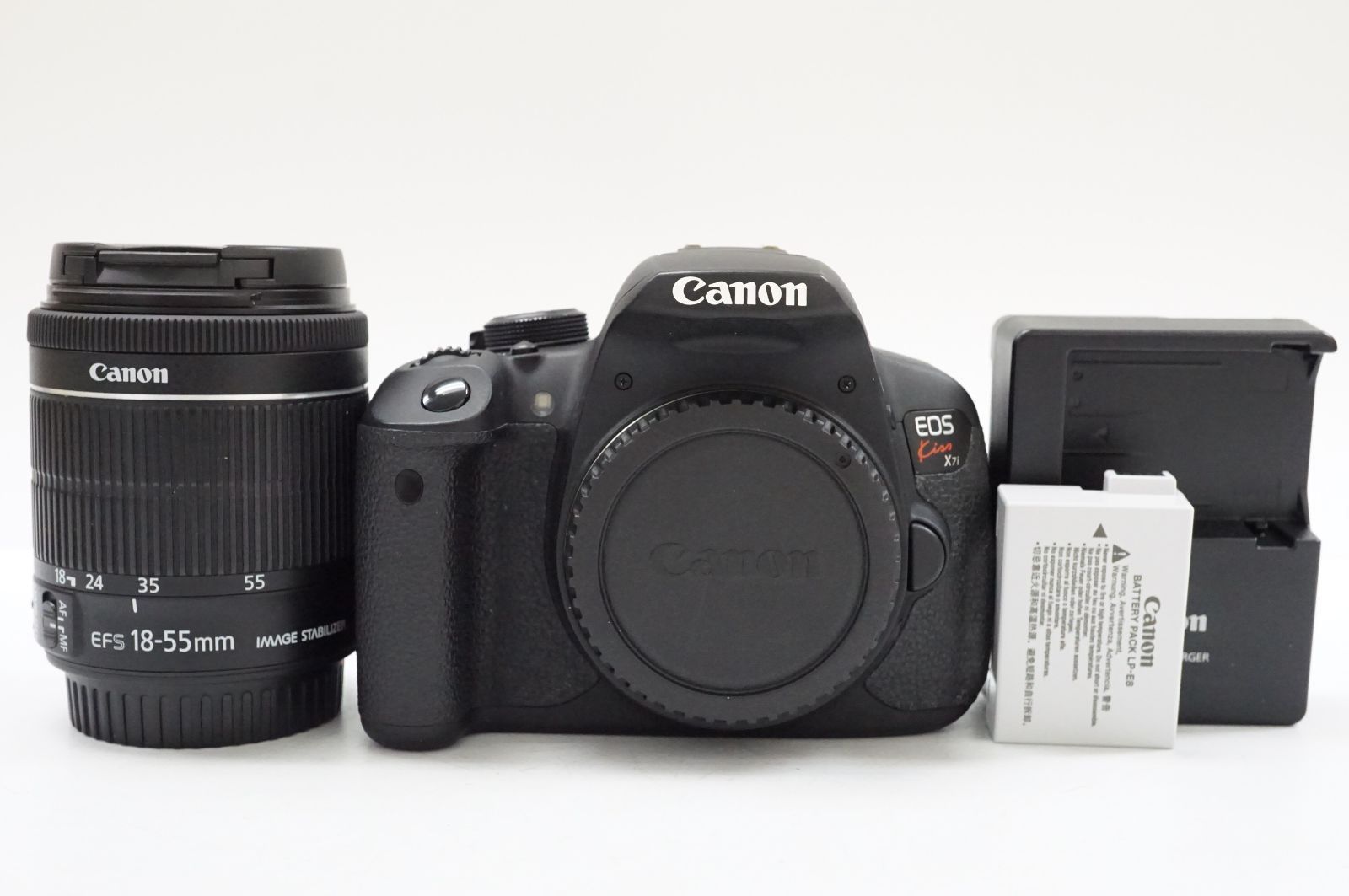 EOS Kiss X7i・EF-S18-55 IS STM レンズキット 美品】Canon キャノン