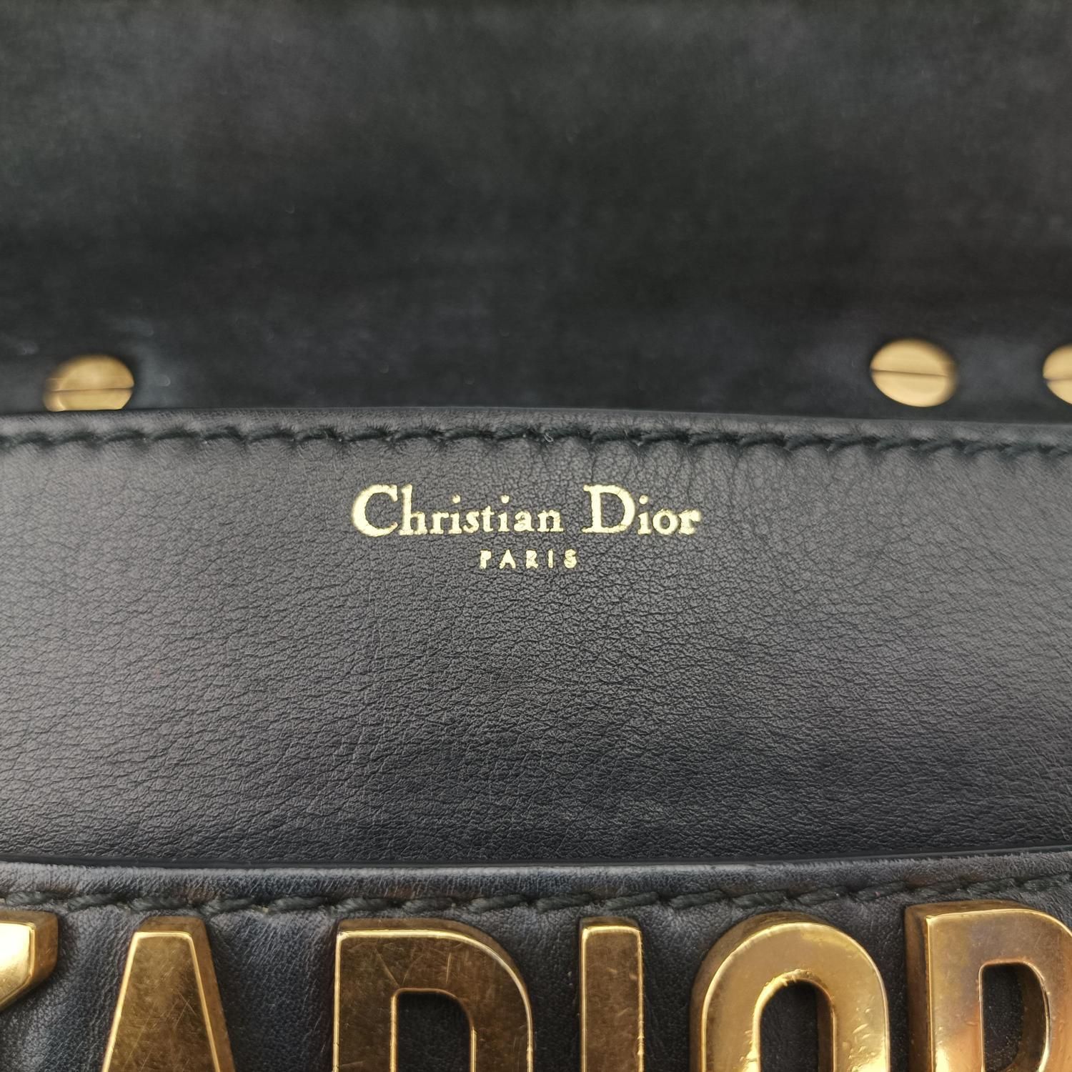 クリスチャンディオール Christian Dior ショルダーバッグ レディース ジャディオール ブラック レザー 12-MA-0178