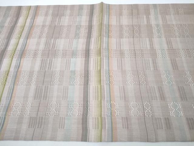 平和屋本店□希少 沖縄県最高級織物 夏物 首里花倉織 首里織 花織・絽  