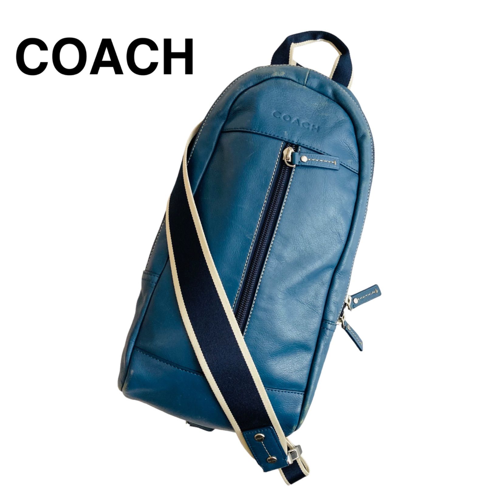 良品☆COACH☆コーチ☆肩掛けバッグ☆ボディバッグ☆斜め掛けバッグ