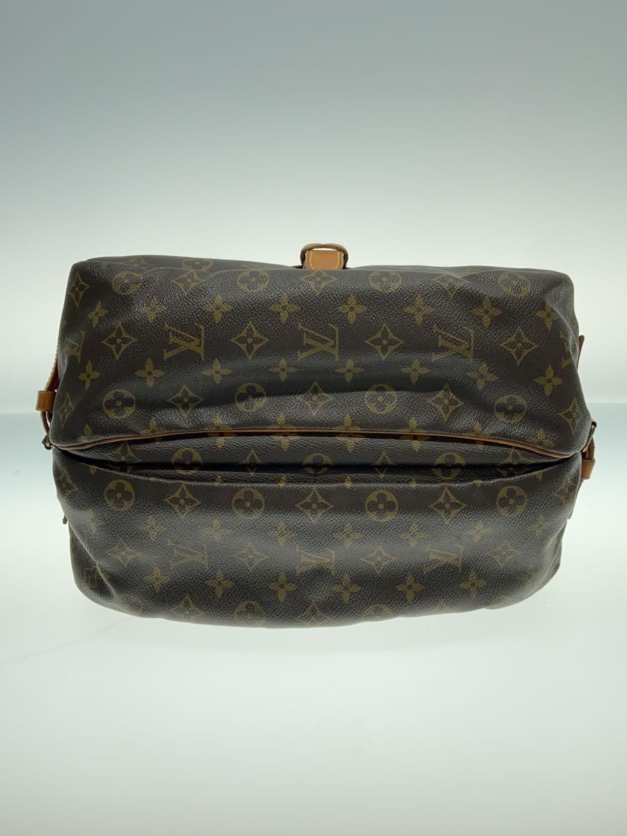 LOUIS VUITTON 1)ソミュール35_モノグラム・キャンバス_BRW PVC ブラウン - メルカリ