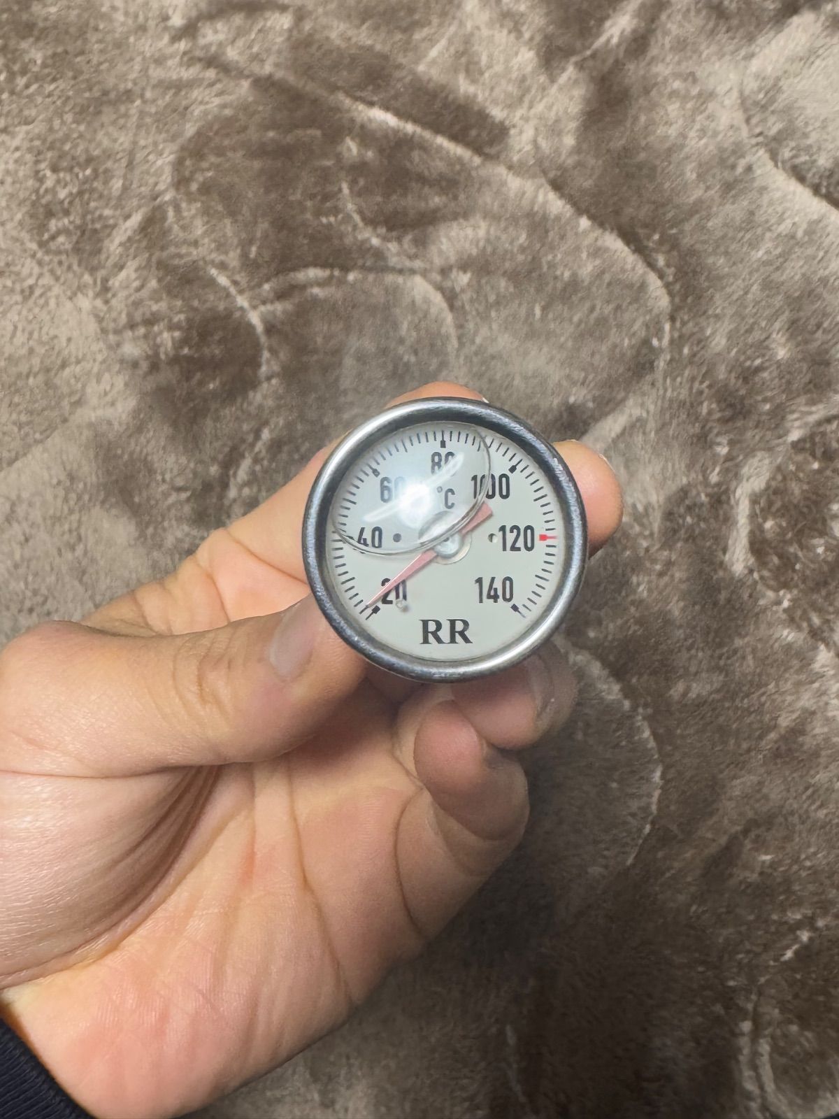 RR社製　オイルテンプメーター　空冷ボンネビル、スラクストン トライアンフ Thruxton(スラクストン)／R |メーター\u0026メーター移設KIT