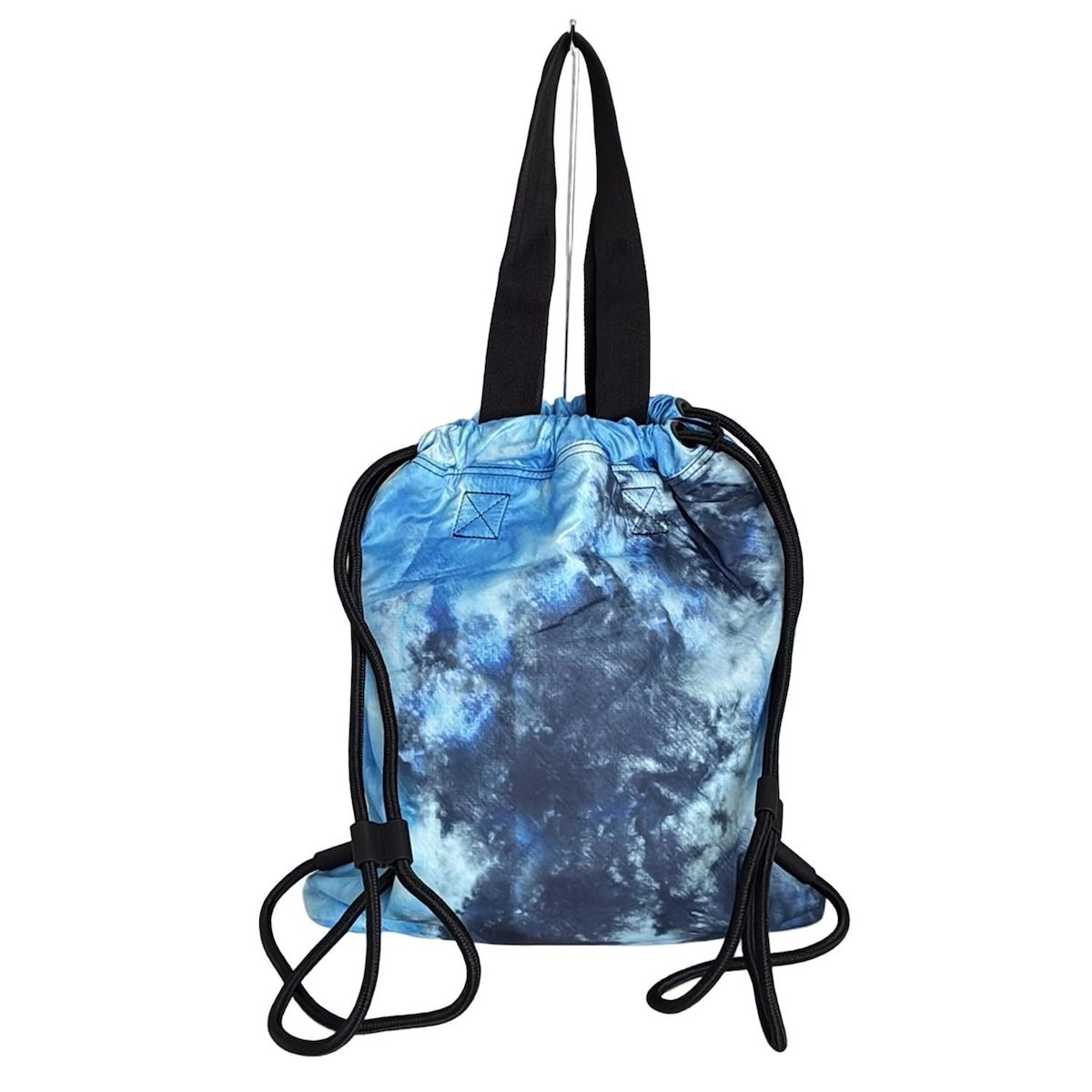 【新品同様】DIESEL ディーゼル リュックサック　ブラック×ブルー DIESEL(ディーゼル) リュックサック美品 - ライトブルー×黒
